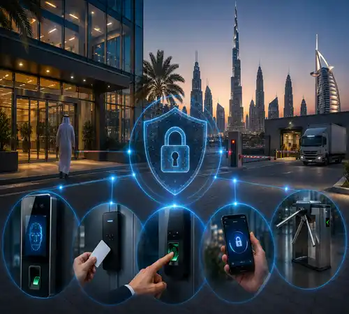 acess control systems varieties with Dubai background
